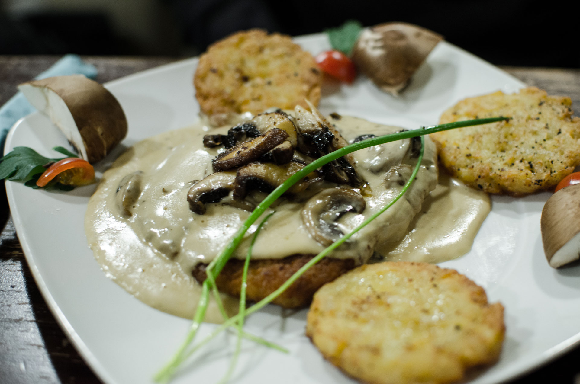 Champignonrahmschnitzel